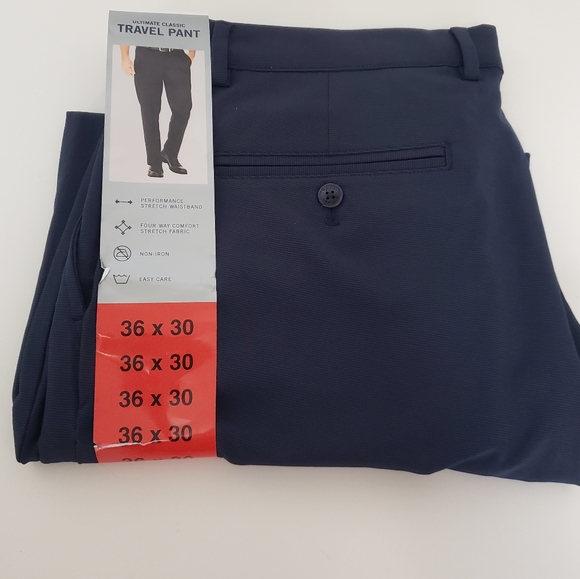 Greg Norman Men's Travel Pants - Picture 4 of 5